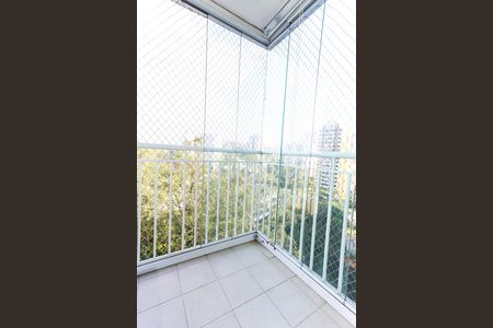 Varanda da Sala de apartamento para alugar com 3 quartos, 62m² em Vila Andrade, São Paulo