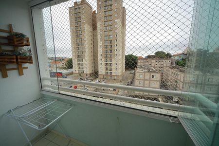 Varanda da Sala de apartamento à venda com 2 quartos, 55m² em Alves Dias, São Bernardo do Campo