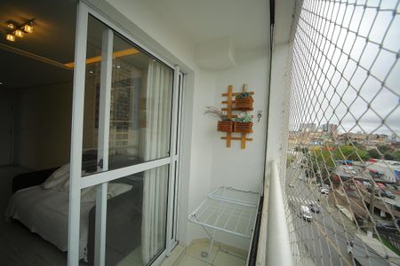 Varanda da Sala de apartamento à venda com 2 quartos, 55m² em Alves Dias, São Bernardo do Campo