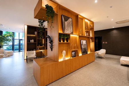 Apartamento para alugar com 25m², 1 quarto e sem vaga Apartamento para alugar com 25m², 1 quarto e sem vagaHall Social