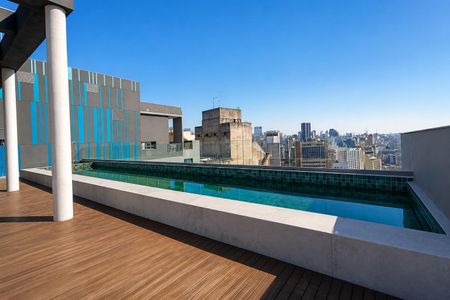 Apartamento para alugar com 25m², 1 quarto e sem vaga Apartamento para alugar com 25m², 1 quarto e sem vagaPiscina