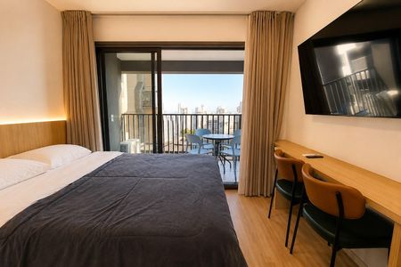 Apartamento para alugar com 25m², 1 quarto e sem vaga Apartamento para alugar com 25m², 1 quarto e sem vagaDormitório