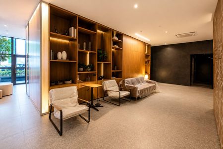 Apartamento para alugar com 25m², 1 quarto e sem vaga Apartamento para alugar com 25m², 1 quarto e sem vagaHall Social