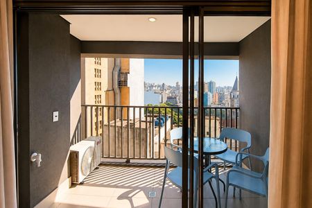 Varanda de apartamento para alugar com 1 quarto, 25m² em Consolação, São Paulo