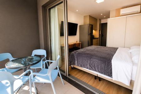 Varanda de apartamento para alugar com 1 quarto, 25m² em Consolação, São Paulo