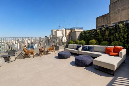 Apartamento para alugar com 25m², 1 quarto e sem vaga Apartamento para alugar com 25m², 1 quarto e sem vagaTerraço