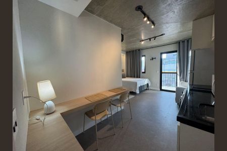 Studio para alugar com 33m², 1 quarto e 1 vaga Studio para alugar com 33m², 1 quarto e 1 vagaCozinha