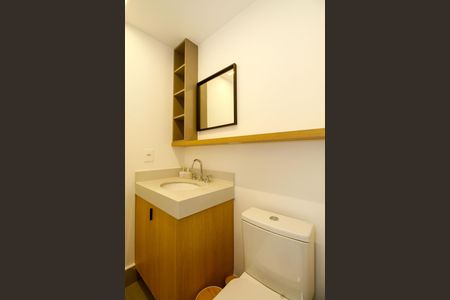 Banheiro de kitnet/studio para alugar com 1 quarto, 30m² em Jardim Paulista, São Paulo