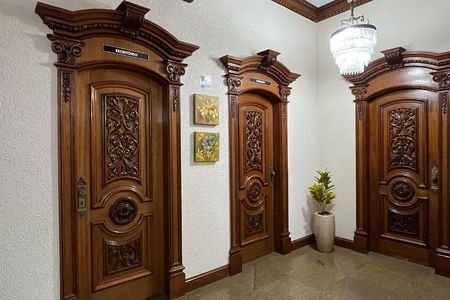 Área comum de apartamento para alugar com 3 quartos, 170m² em Boqueirão, Santos