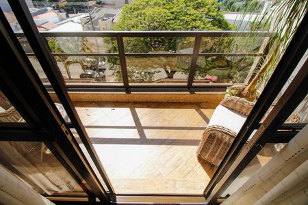 Varanda da sala de apartamento à venda com 4 quartos, 145m² em Centro, Campinas