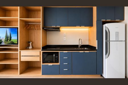 Cozinha de kitnet/studio à venda com 1 quarto, 28m² em Cidade Baixa, Porto Alegre