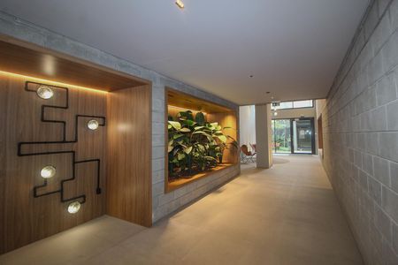 Área comum de kitnet/studio para alugar com 1 quarto, 28m² em Cidade Baixa, Porto Alegre