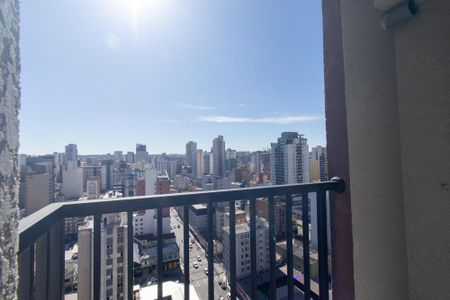 Varanda da Sala de kitnet/studio à venda com 1 quarto, 21m² em Centro, Curitiba
