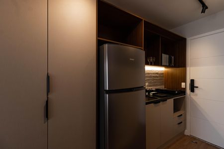 Studio para alugar com 26m², 1 quarto e sem vaga Studio para alugar com 26m², 1 quarto e sem vagaCozinha