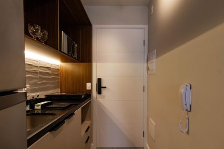 Studio para alugar com 26m², 1 quarto e sem vaga Studio para alugar com 26m², 1 quarto e sem vagaCozinha