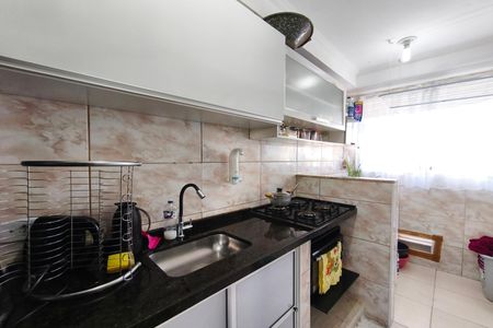 Cozinha de apartamento à venda com 2 quartos, 43m² em Parque Caiapós, Campinas