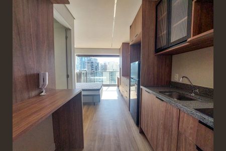 Studio de kitnet/studio para alugar com 1 quarto, 25m² em Jardim das Acacias, São Paulo