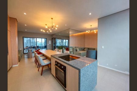 Área comum de kitnet/studio para alugar com 1 quarto, 25m² em Jardim das Acacias, São Paulo