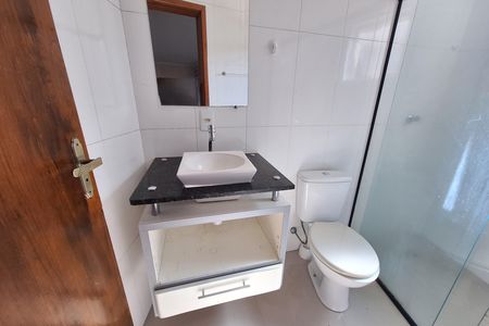 Banheiro de apartamento para alugar com 1 quarto, 43m² em Vila Guarani, Santo André