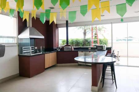 Área comum - Churrasqueira de apartamento para alugar com 2 quartos, 66m² em Campo Belo, São Paulo