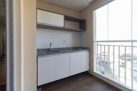 Varanda da Sala de apartamento para alugar com 3 quartos, 53m² em Vila Água Funda, São Paulo