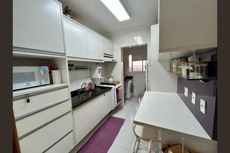 Cozinha de apartamento à venda com 2 quartos, 59m² em Vila Príncipe de Gales, Santo André