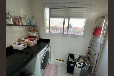 Área de serviço de apartamento à venda com 2 quartos, 59m² em Vila Príncipe de Gales, Santo André