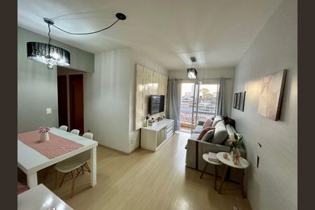 Sala de apartamento à venda com 2 quartos, 59m² em Vila Príncipe de Gales, Santo André