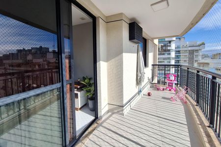 Varanda da Sala de apartamento para alugar com 2 quartos, 90m² em Santa Rosa, Niterói
