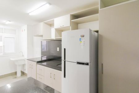Cozinha de apartamento à venda com 1 quarto, 46m² em Marechal Rondon, Canoas