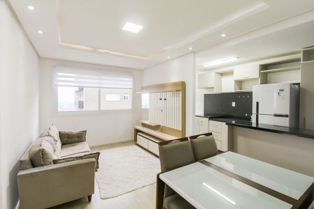 Sala de apartamento à venda com 1 quarto, 46m² em Marechal Rondon, Canoas