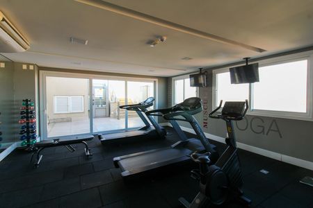 Área comum - Academia de apartamento à venda com 1 quarto, 46m² em Marechal Rondon, Canoas