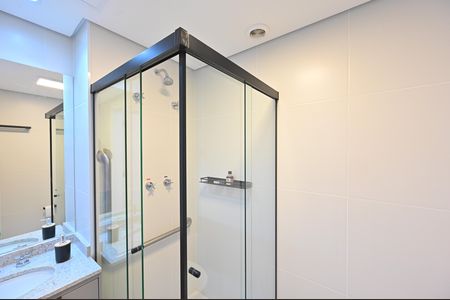 Banheiro Social de kitnet/studio à venda com 1 quarto, 22m² em Vila Mariana, São Paulo