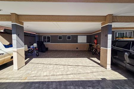 Garagem de casa de condomínio para alugar com 2 quartos, 74m² em Canto do Forte, Praia Grande