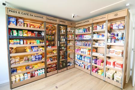 Área comum - Mercadinho de apartamento para alugar com 2 quartos, 34m² em Jardim Caravelas, São Paulo