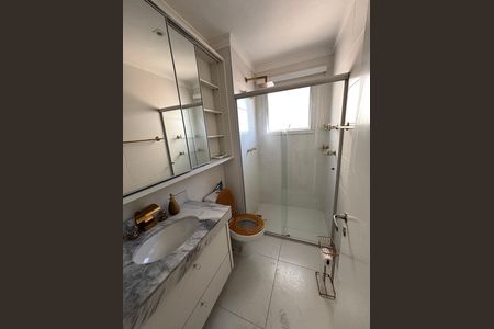 Banheiro de apartamento para alugar com 3 quartos, 94m² em Centro, São Bernardo do Campo