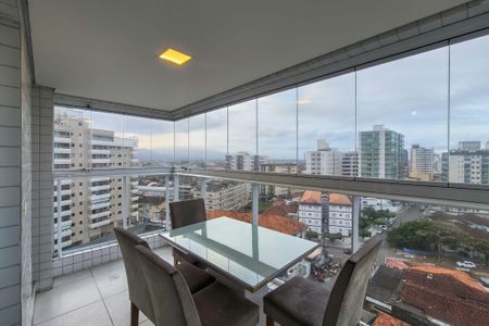 Sacada  de apartamento para alugar com 1 quarto, 50m² em Vila Caiçara, Praia Grande