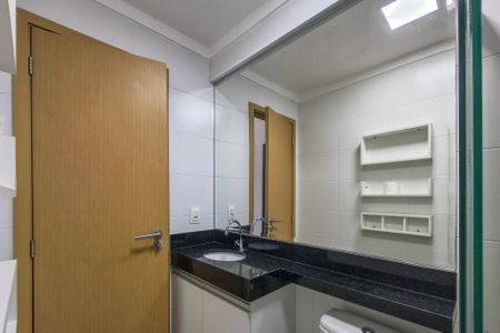 Banheiro  de apartamento para alugar com 1 quarto, 50m² em Vila Caiçara, Praia Grande