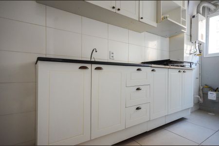 Cozinha de apartamento para alugar com 2 quartos, 41m² em Lot. City Jaragua, São Paulo