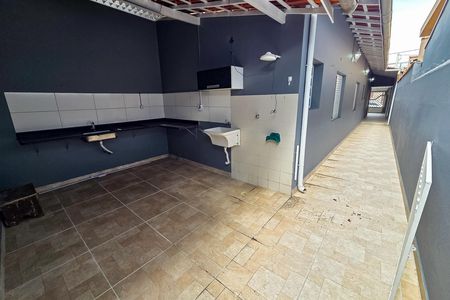 Área de Serviço de casa para alugar com 2 quartos, 80m² em Vila Assuncao, Praia Grande