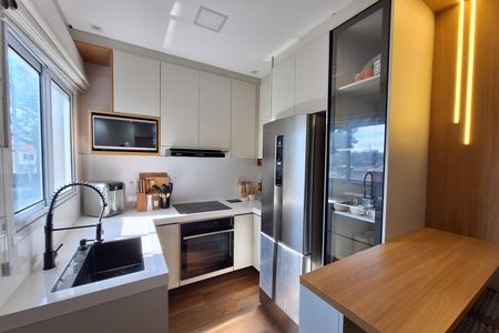 Cozinha de apartamento à venda com 2 quartos, 86m² em Vila Camilópolis, Santo André