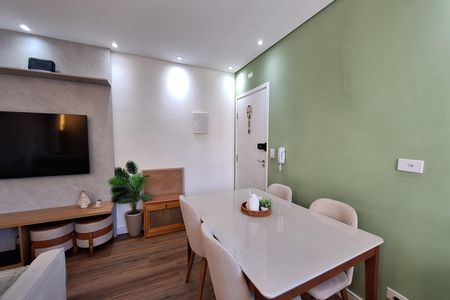 Sala de Jantar de apartamento à venda com 2 quartos, 86m² em Vila Camilópolis, Santo André