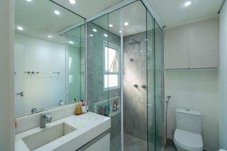 Banheiro da Suíte de apartamento à venda com 2 quartos, 80m² em Osvaldo Cruz, São Caetano do Sul