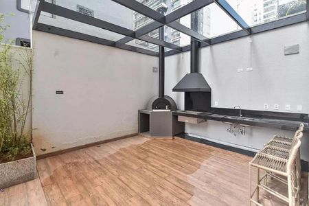 Área comum - Churrasqueira de kitnet/studio para alugar com 1 quarto, 25m² em Vila Dom Pedro I, São Paulo