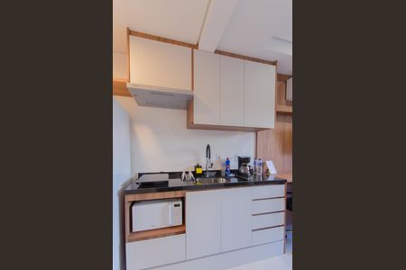 Cozinha de kitnet/studio para alugar com 1 quarto, 25m² em Vila Dom Pedro I, São Paulo
