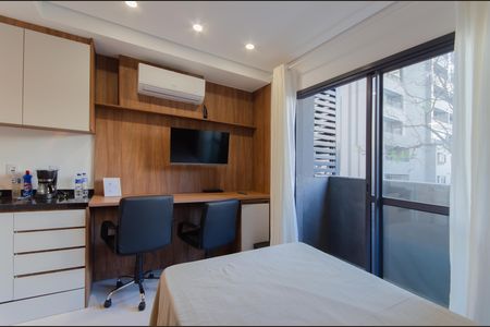 Studio para alugar com 25m², 1 quarto e sem vaga Studio para alugar com 25m², 1 quarto e sem vagaSala/Quarto