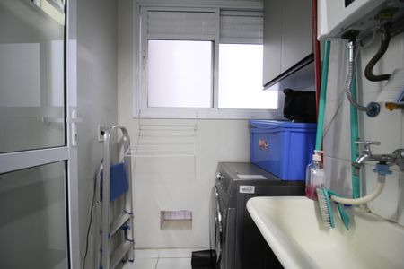 Área de Serviço de apartamento à venda com 2 quartos, 52m² em Jardim Monte Alegre, Taboão da Serra