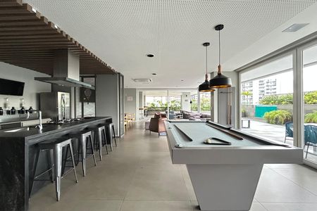Studio para alugar com 47m², 1 quarto e 1 vaga Studio para alugar com 47m², 1 quarto e 1 vagaSalão de jogos