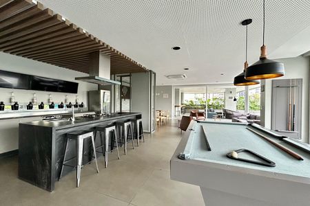 Studio para alugar com 47m², 1 quarto e 1 vaga Studio para alugar com 47m², 1 quarto e 1 vagaSalão de jogos