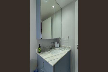 Banheiro do Quarto Suíte de apartamento para alugar com 1 quarto, 35m² em Perdizes, São Paulo
